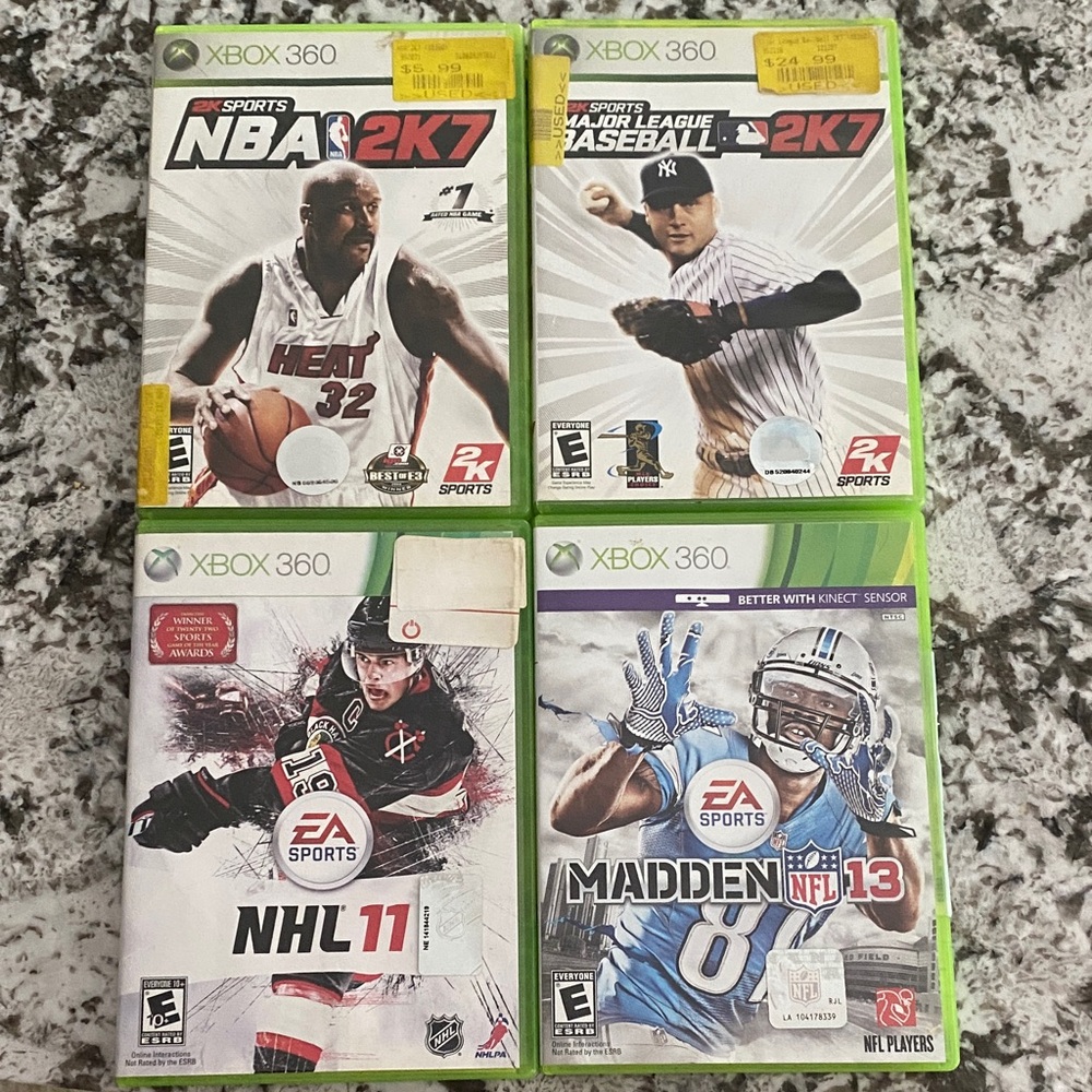 2K Sports and EA Sports Xbox 360 Game Collection